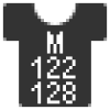 Taille: M kids (= taille 122/128)