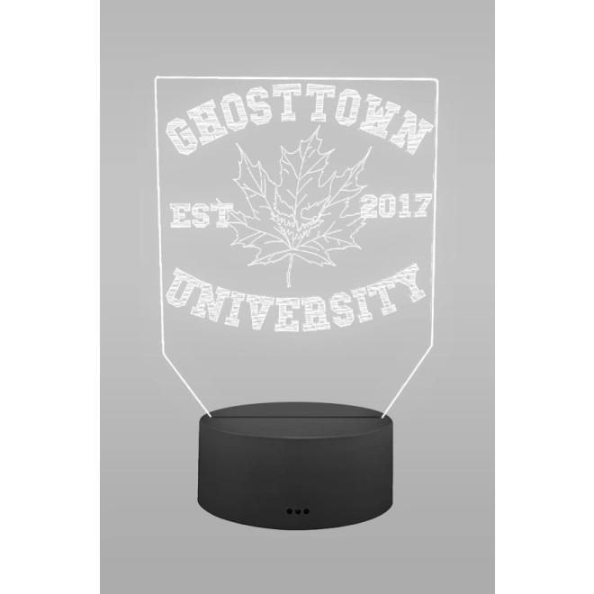 Lampe LED de l'université de Ghosttown