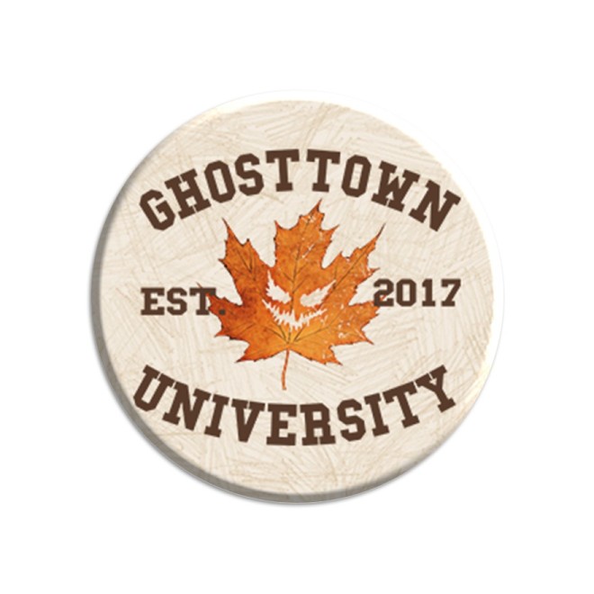Ghosttown University Porte-clés boucle noir