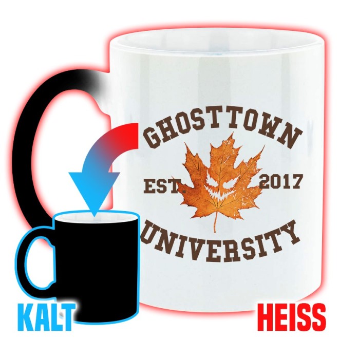 Mug magique de l'université de Ghosttown