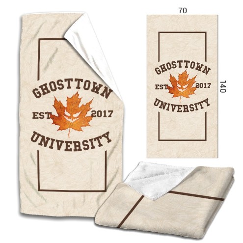 Ghosttown University Microfaser Badetuch