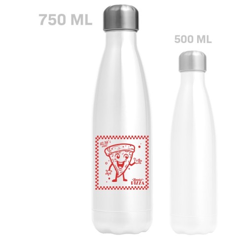 Gourde en acier inoxydable Pizza Club 750ml
