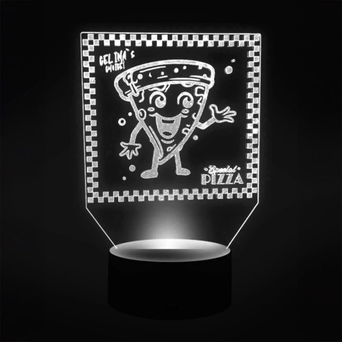 Lampe LED Pizza Club