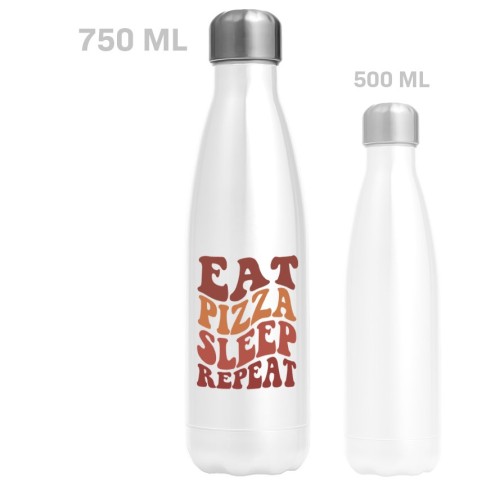 Gourde en acier inoxydable Pizza Club 750ml