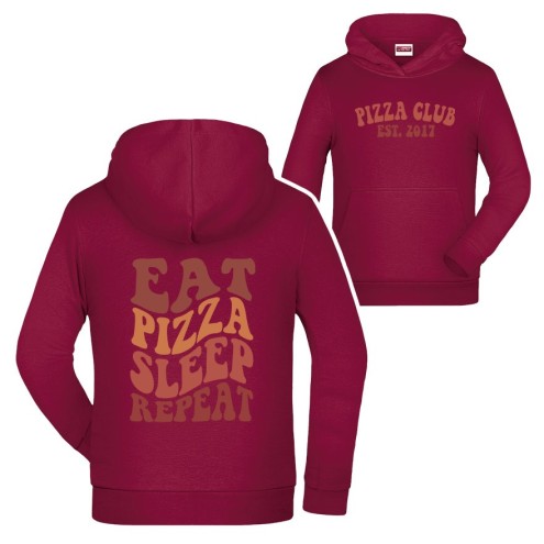 Sweat à capuche Pizza Club kids