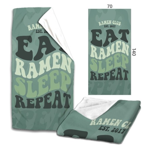 Ramen Club Microfaser Badetuch